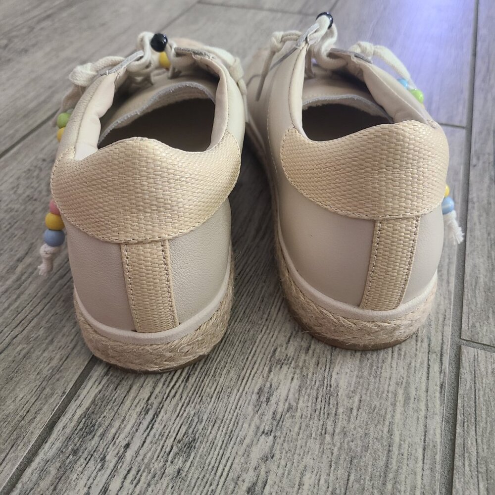 Dolce Vita Zoe Ivory Raffia Beaded Leather Sneakers
SIZE 9 ✨✨GUC✨✨ - Picture 6 of 14
